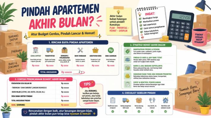 Pindahan Apartemen di Akhir Bulan: Berapa Sih Biaya yang Harus Disiapkan?